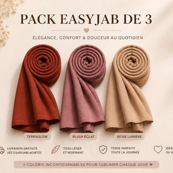 Pack de 3 easyjab au choix vendu 144 euros au lieu de 179 euros + livraison offerte
